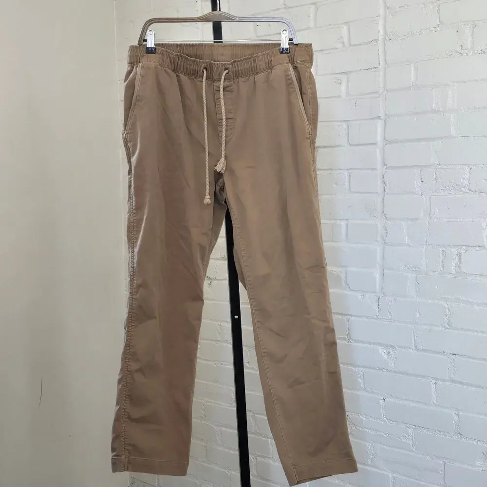 LL Bean Mens Comfort Stretch Dock Pants ┃Khaki Chino┃Gorpcore Utility Coolmax